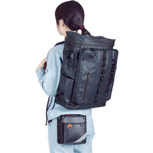 TRUSCO プロ用軽量ボックス型リュック ショルダーコンテナ