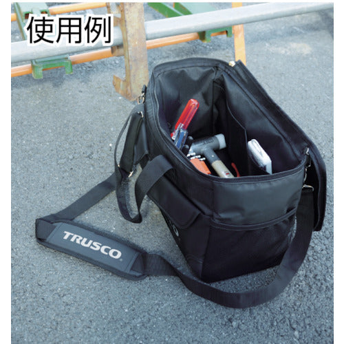 TRUSCO TOUGH ターポリンツールバッグ 黒色