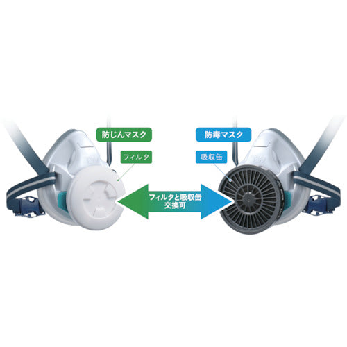 シゲマツ 防じん・防毒マスク“TW01SC”