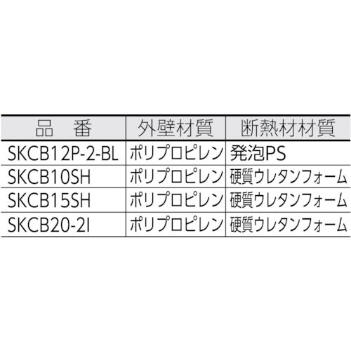 サンコー 保冷ボックス 701009 サンコールドボックス12P-2用フタブルー