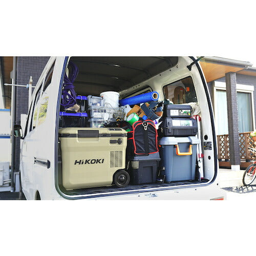 HiKOKI 18V-14.4V コードレス冷温庫コンパクトタイプ サンドベージュ マルチボルトセット品