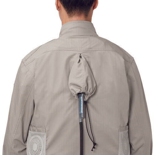 XEBEC 綿薄手現場服ヘリンボンフルハーネス仕様空調服XE98102-62-5L アーミーグリーン