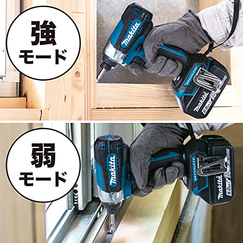 マキタ 充電式インパクトドライバ 18V 最大締付トルク140N・m 青 6.0Ah(本体・バッテリ・充電器・ケース付)