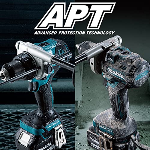 マキタ 充電式ドライバドリル 18V 最大トルク140N・m グリップ付き 6.0Ah (本体・バッテリ×2・充電器・ケース付)