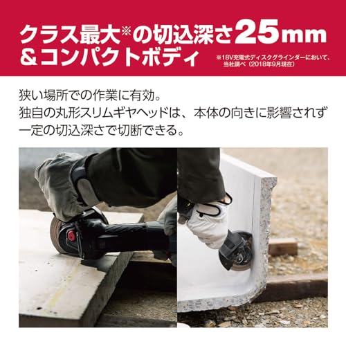 京セラ 充電式ディスクグラインダ