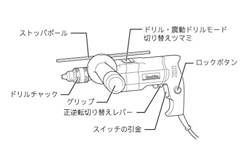 マキタ 振動ドリル