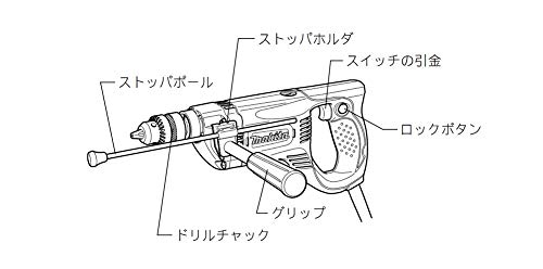 マキタ 13ミリドリル