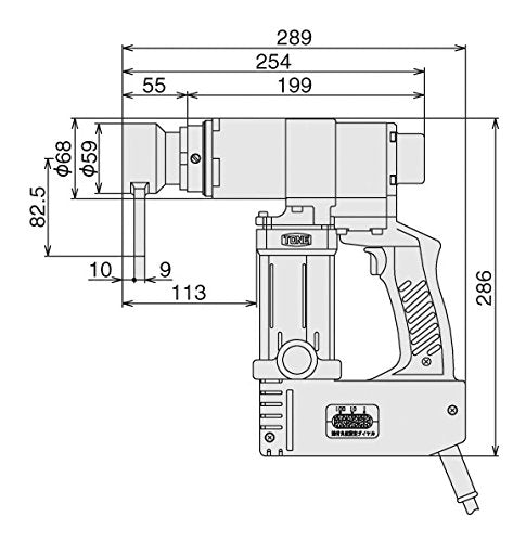 TONE シャーレンチ M16・M20ナット回転角レンチ 締付トルク540N・m 電源100V