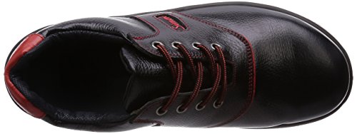 シモン 耐滑・軽量・3層底安全靴“SL11” ブラック/レッド