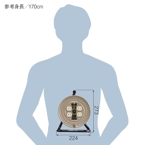 ハタヤ JT型コードリール 単相100V 10m