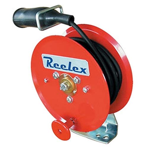 Reelex 手動巻アースリール 2.0SQ×10m 50Aアースクリップ付
