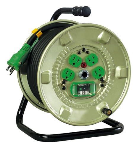 NICHIDO 電工ドラム 漏電保護専用ブレーカ付 20m