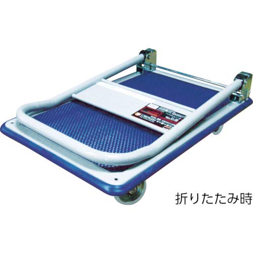 TRUSCO プレス製台車 ドンキーカート 折りたたみ式740×480