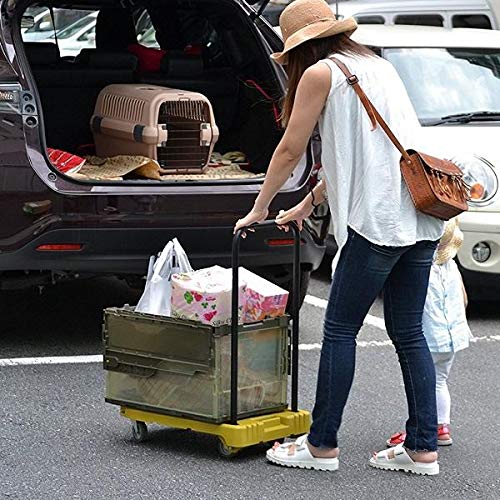 TRUSCO 樹脂台車 こまわり君 省音G車輪 600X390 ピンク 樹脂ストッパー付