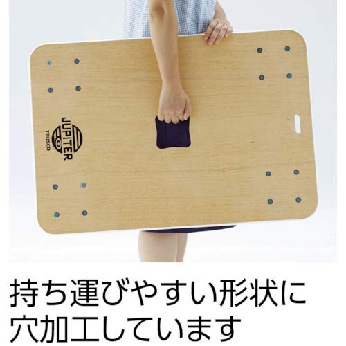 TRUSCO 木製平台車 ジュピター 800X550 φ100 300kg