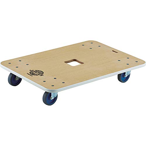 TRUSCO 木製平台車 ジュピター 800X550 φ100 300kg