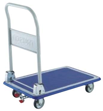 TRUSCO プレス製台車 ドンキーカート 折畳 4輪リングストッパー付