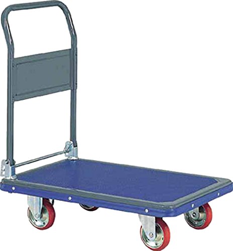 アイケー プレス製運搬車 折り畳みハンドルタイプ 均等荷重250kg