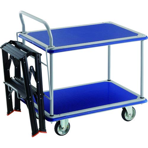 TRUSCO プレス製台車 ドンキーカート 2段式片袖タイプ810×510 TSAF−2BK付