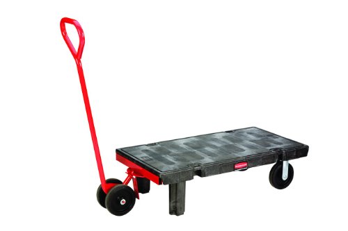 ラバーメイド 樹脂製運搬車 間口1217×奥行640×高さ318mm 均等荷重907kg
