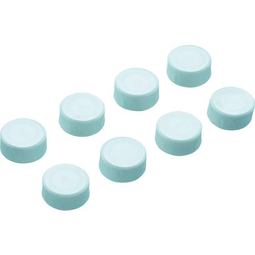 TRUSCO 樹脂台車 交換用目隠しキャップ ホワイト 8個入り