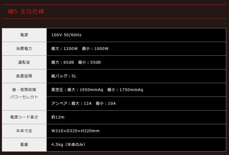 大一産業 小型ドライバキューム極5