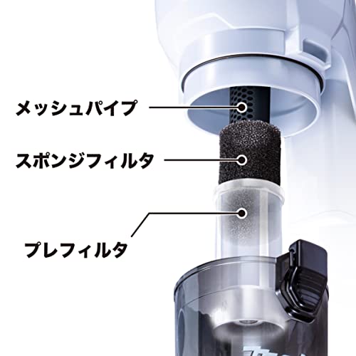 マキタ 充電式クリーナ 18V BLモータ サイクロン一体式 ワンタッチスイッチ オリーブ (本体のみ)