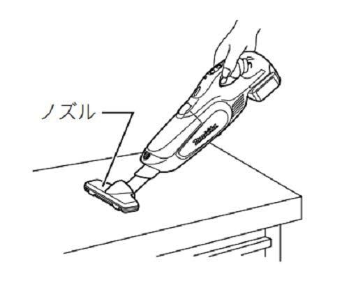 マキタ 充電式クリーナ 14.4V 紙パック式 ワンタッチスイッチ ホワイト (本体・バッテリ・充電器付)