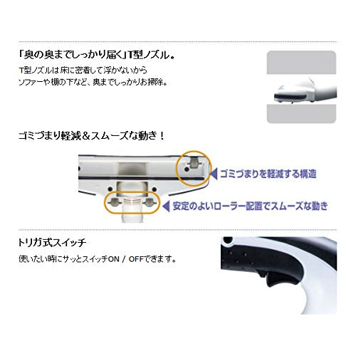 マキタ 充電式クリーナ 18V カプセル式 トリガスイッチ ホワイト白 (本体のみ)