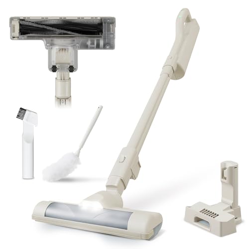 IRIS 201505 充電式紙パックスティッククリーナーMagiCaleena グレージュ