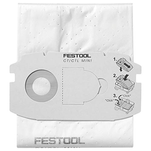 FESTOOL セルフクリ−ン集塵フィルターバッグ CT 36 (5枚入)(496186)【単位:箱】