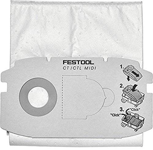 FESTOOL セルフクリ−ン集塵フィルターバッグ CT MIDI (5枚入)(498411)