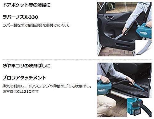 マキタ 充電式クリーナ 18V 紙パック式 ホースタイプ 青 (本体のみ)ソフトバッグ付