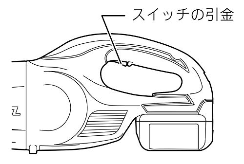 マキタ 充電式クリーナ 18V カプセル式 スライド+トリガスイッチ 青 (本体・バッテリ・充電器付)