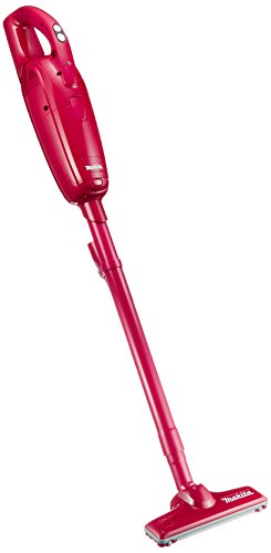 マキタ 充電式クリーナ 10.8V内臓式 1.3Ah 紙パック式 レッド赤 フロア・カーペットノズル付(本体・充電器付)