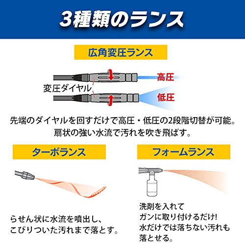 IRIS 530199 高圧洗浄機 イエロー FBN−604−YE