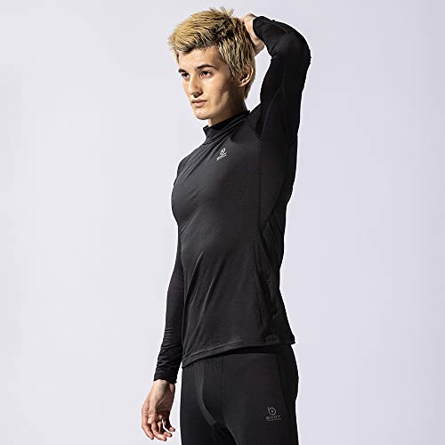 おたふく BTパワーストレッチ サーモデオ ハイネックシャツ M