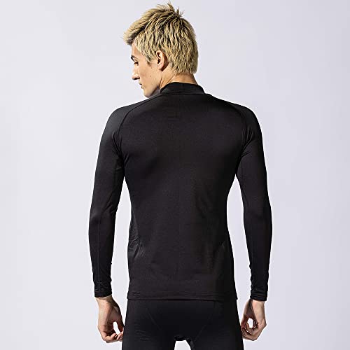 おたふく BTパワーストレッチ サーモデオ ハイネックシャツ M