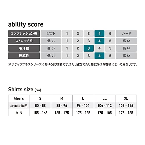おたふく BTパワーストレッチ サーモデオ ハイネックシャツ M