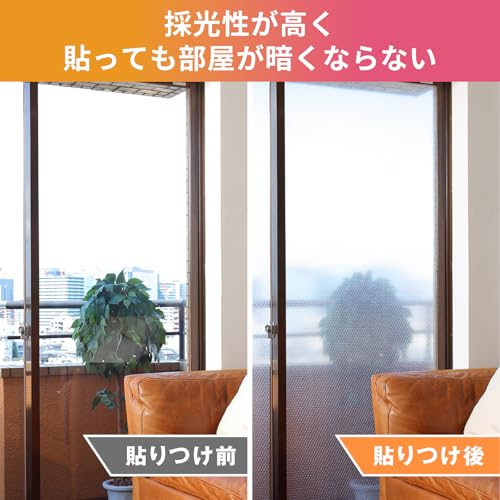 ニトムズ 窓ガラス結露防止シート 水貼り