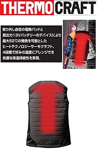 BURTLE ヒーターベスト 3214−35−XL ブラック