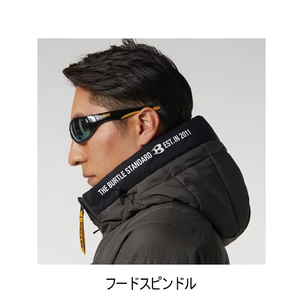 BURTLE 防寒フーディジャケット 5030−35−XXL ブラック