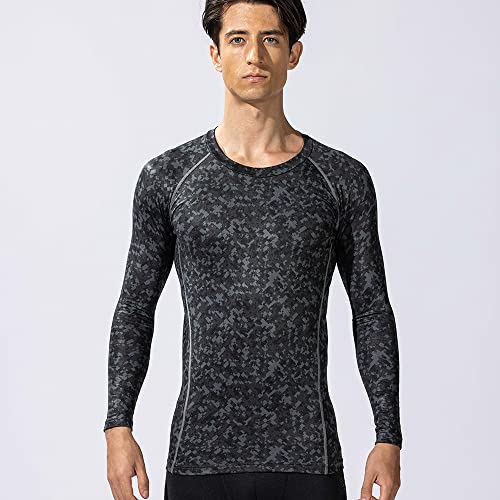 おたふく BTパワーストレッチ クルーネックシャツ 迷彩 S