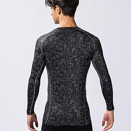 おたふく BTパワーストレッチ クルーネックシャツ 迷彩 S