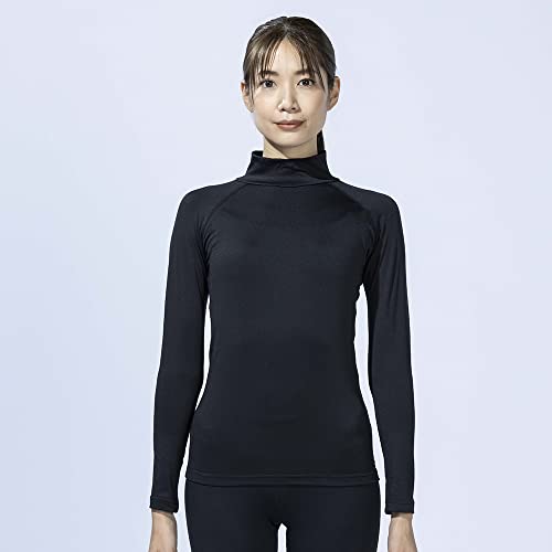 おたふく BTパワーストレッチ サーモデオ ハイネックシャツ レディース L