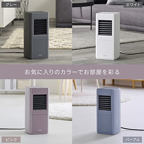 IRIS 296263 スリムセラミックファンヒーター ホワイト