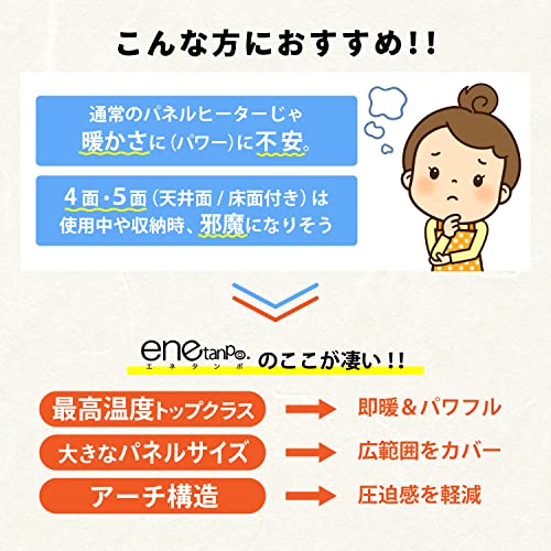 エネタンポ 足元パネルヒーター フォレスト