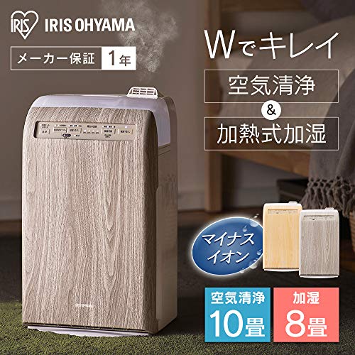 IRIS 288061 加湿空気清浄機10畳 デザインモデル