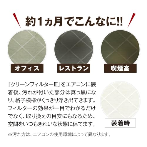 DAIAN クリーンフィルタースリー 57×57 2枚入