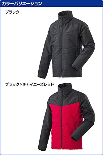 ミズノ タフブレーカー中綿ジャケット ブラック XL